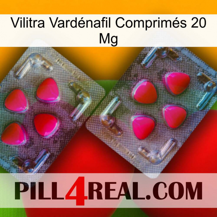 Vilitra Vardénafil Comprimés 20 Mg 15